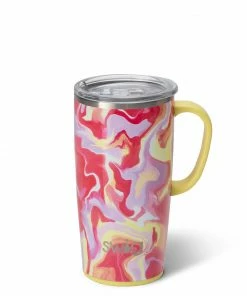 Texas Bling Pink Lemonade Travel Mug 22oz