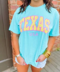 G Ink Texas Chalky Mint Graphic Tees 11 G Ink Texas Chalky Mint Graphic Tees