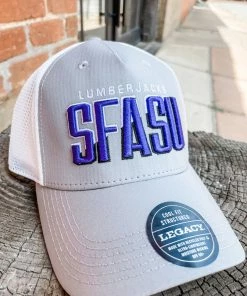 Legacy SFASU Slice Trucker Hat- Grey/ Hat