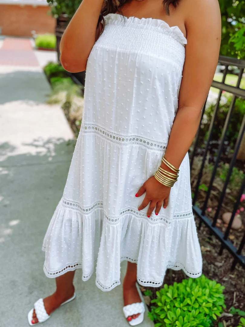 Ee:some Hattie Smocked Eyelet Maxi Skirt 6 Ee:some Hattie Smocked Eyelet Maxi Skirt