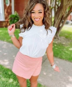 Entro Kaylie Denim Asymmetric Skort 9 Entro Kaylie Denim Asymmetric Skort