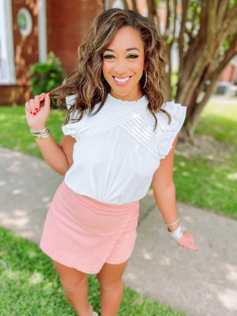 Entro Kaylie Denim Asymmetric Skort 5 Entro Kaylie Denim Asymmetric Skort