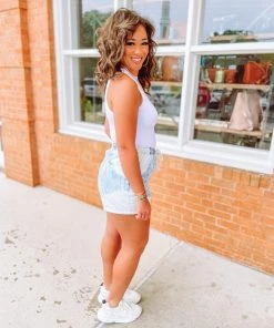 Texas Bling April Ribbed Muscle Tank Bodysuit- White Neon Fit Check 8 Texas Bling April Ribbed Muscle Tank Bodysuit- White Neon Fit Check