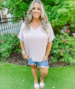 Entro Melody Solid V Neck Top 7 Entro Melody Solid V Neck Top