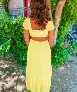 Flying Tomato Raylee Side Cut Hi Low Dress Dresses