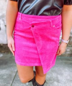 Wild Lilac Bottoms Sienna Corduroy Mini Skirt