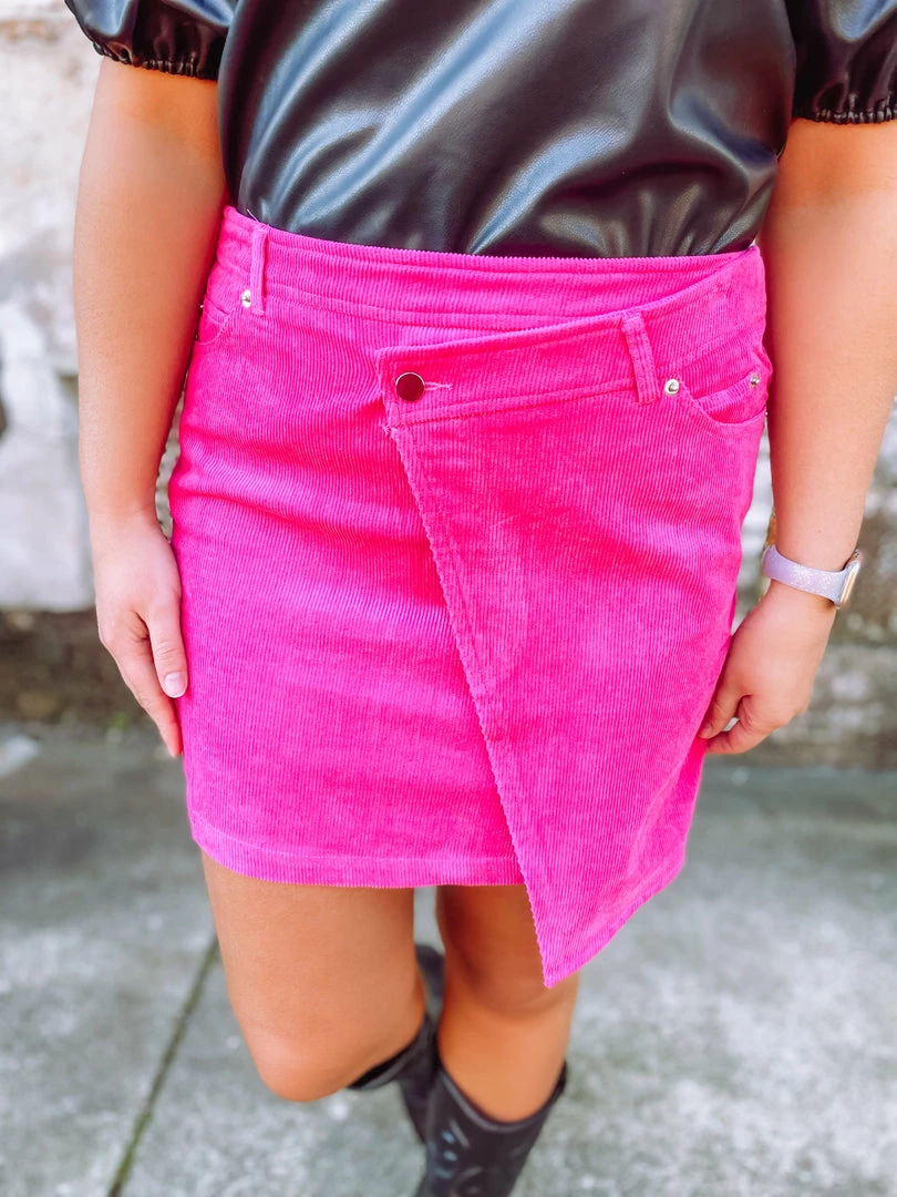 Wild Lilac Bottoms Sienna Corduroy Mini Skirt 2 Wild Lilac Bottoms Sienna Corduroy Mini Skirt