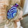 Texas Bling Riley Purple Vibe Beaded Headband Hair Accessories