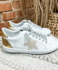 Shu Shop Regina Star Sneaker- Gold 6 Shu Shop Regina Star Sneaker- Gold