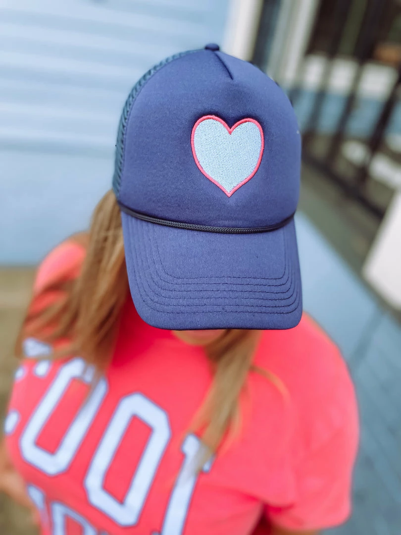 Texas Bling Heart Foam Trucker Hat 1 Texas Bling Heart Foam Trucker Hat
