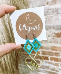 Texas Bling Jewelry Clear Water Earrings