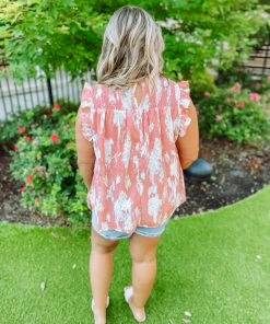 Hayden Plus Peyton Watercolor Smocked Yoke Ruffled Tank Top 10 Hayden Plus Peyton Watercolor Smocked Yoke Ruffled Tank Top