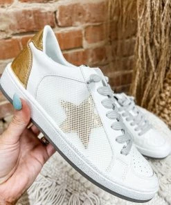 Shu Shop Regina Star Sneaker- Gold