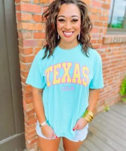 G Ink Texas Chalky Mint Graphic Tees 10 G Ink Texas Chalky Mint Graphic Tees