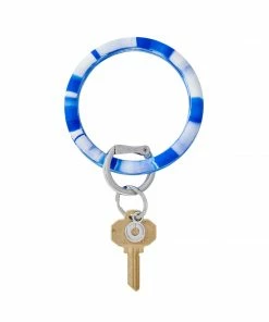 Texas Bling Gifts Blue Me Away Marble Collection Key Ring