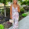 Cezanne Taylor Floral Self Tie Jumpsuit Take Me Away: Resort Edition