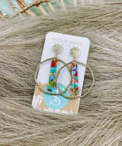 Texas Bling Rylie Multi Stick Hoop Earrings Jewelry