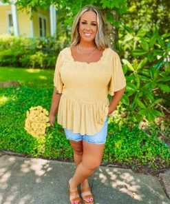 Hayden Plus Brianna Swiss Dot Peplum Top