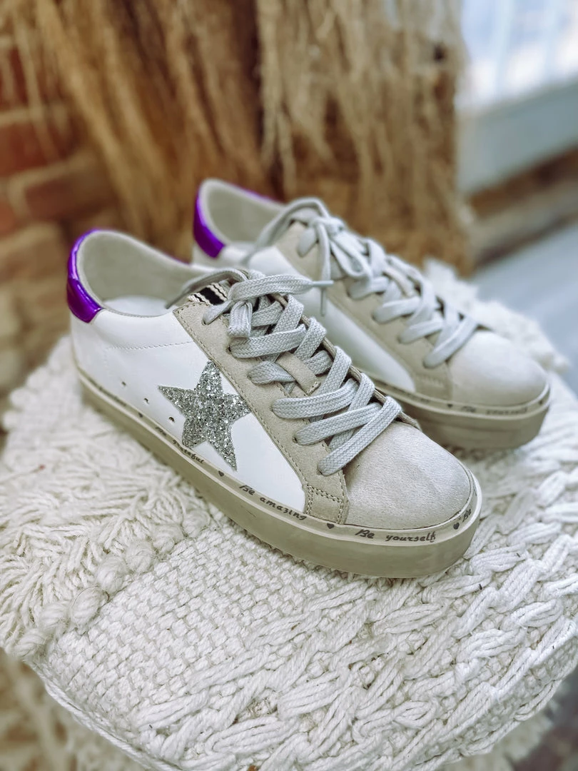 Shu Shop Petula Star Sneaker- Fuchsia 4 Shu Shop Petula Star Sneaker- Fuchsia