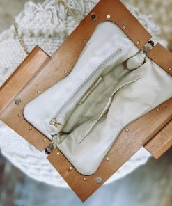 Texas Bling Neutral Babe Nicole Beige Diamond Crossbody