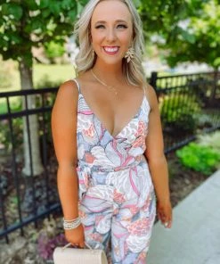Cezanne Taylor Floral Self Tie Jumpsuit Take Me Away: Resort Edition 7 Cezanne Taylor Floral Self Tie Jumpsuit Take Me Away: Resort Edition