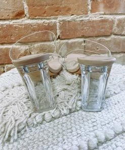 Appleblossom Shia Clear Double Strap Heels