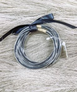 Texas Bling Haley Bangle Bracelet- Black