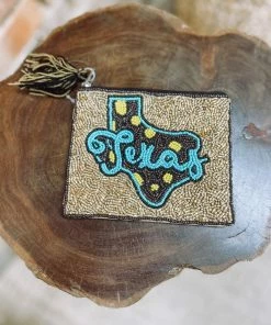 Texas Bling Texas Beaded Pouch