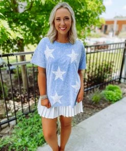 Bibi Eloise Vintage Star Print Top