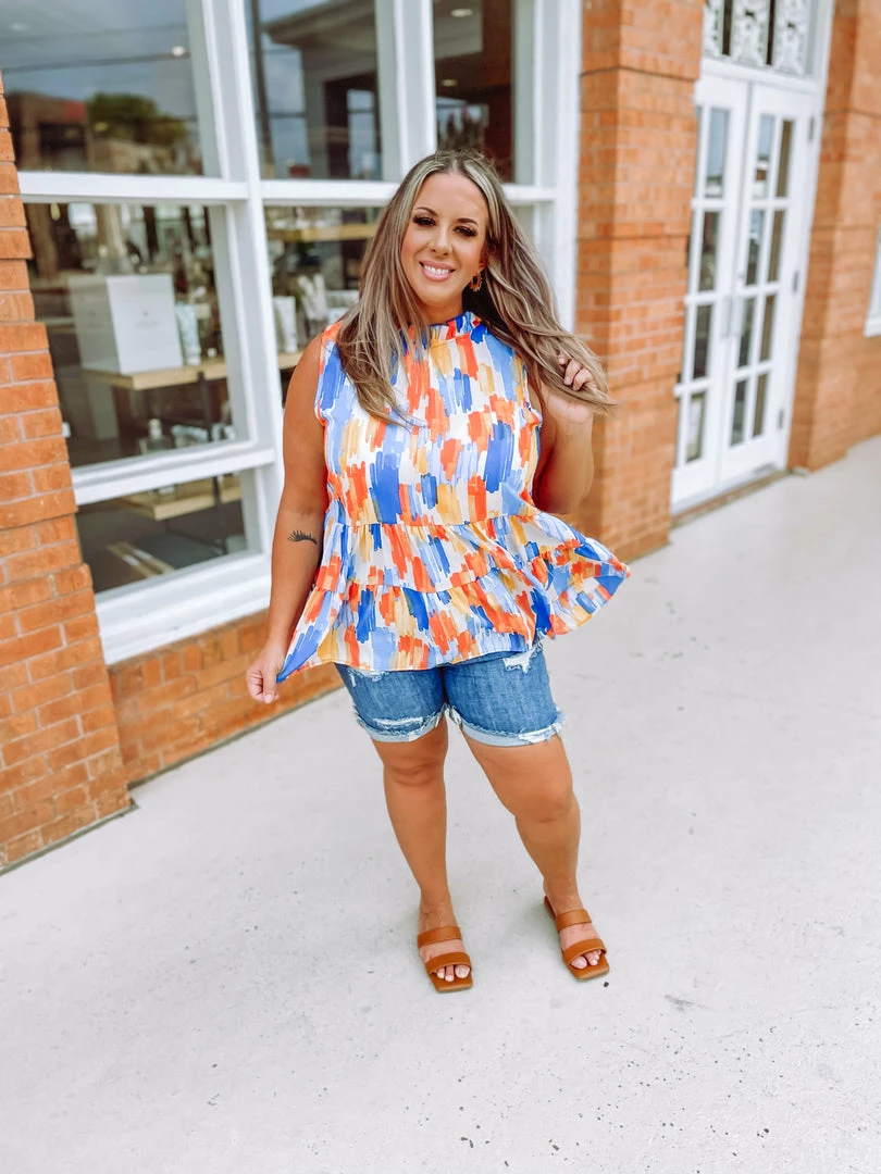 Entro Erin Mock Neck Tank 1 Entro Erin Mock Neck Tank