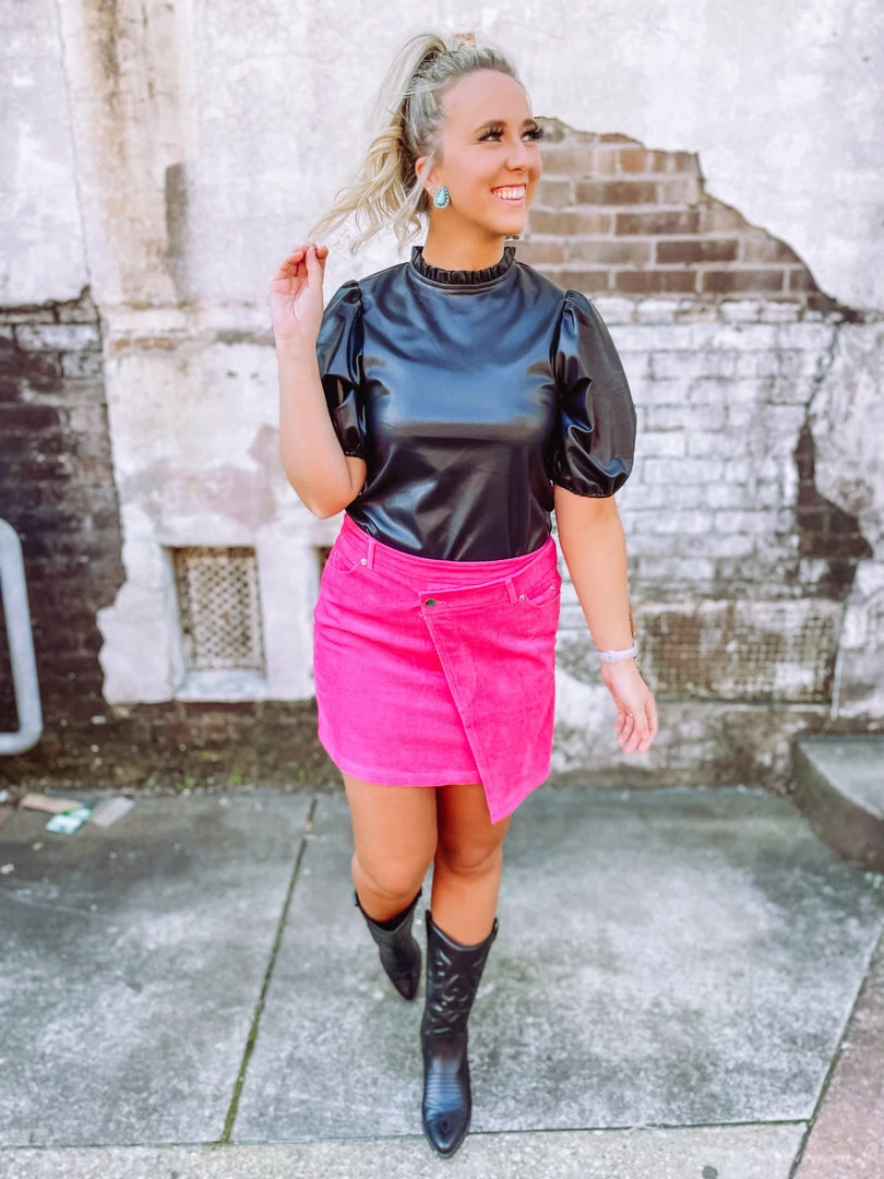 Wild Lilac Bottoms Sienna Corduroy Mini Skirt 5 Wild Lilac Bottoms Sienna Corduroy Mini Skirt