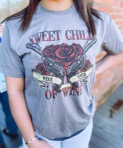 G Ink Sweet Child Of Wine Graphic Tees