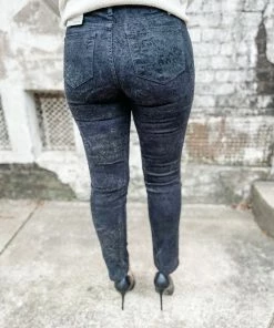 Kancan Denim Jada Black Ankle Skinny Jeans