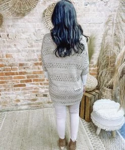 Ces Femme Tara Crochet Knit Sweater Tops 8 Ces Femme Tara Crochet Knit Sweater Tops