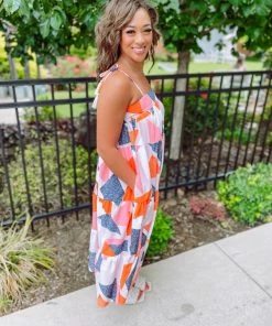 Entro Molly Geometric Maxi Dress Dresses 8 Entro Molly Geometric Maxi Dress Dresses