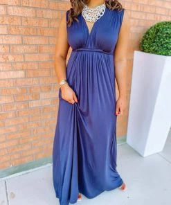 Wanna B Annie Tie Back Maxi Dress 9 Wanna B Annie Tie Back Maxi Dress