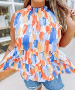 Entro Erin Mock Neck Tank 8 Entro Erin Mock Neck Tank