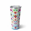 Texas Bling Gifts Printed 32oz Tumbler- Viva Fiesta