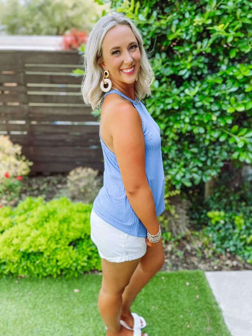 Haptics Take Me Away: Resort Edition Trinity Rib Halter Neck Tank Top 5 Haptics Take Me Away: Resort Edition Trinity Rib Halter Neck Tank Top