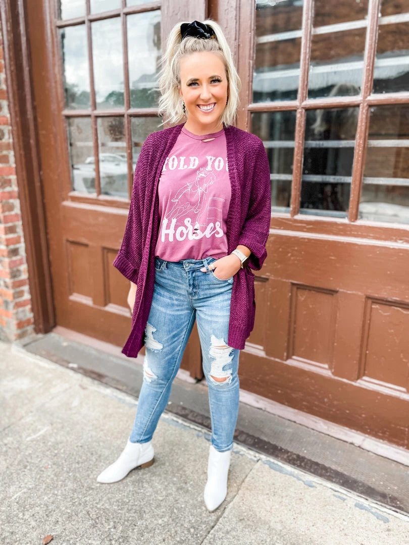 G Ink Graphic Tees Hold Your Horses 4 G Ink Graphic Tees Hold Your Horses