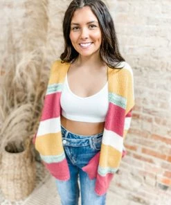 Texas Bling Diem Ribbed V- Neck Brami-White Tops