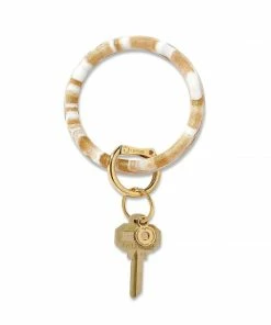 Texas Bling Gold Rush Marble Collection Key Ring Gifts