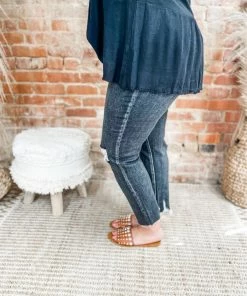 Risen Vivian High Rise Distressed Relaxed Skinny Straight Jeans