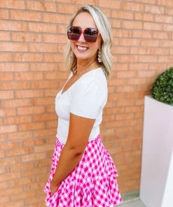 Love Tree Tops Charlotte Knit Short Sleeve Crop Top 7 Love Tree Tops Charlotte Knit Short Sleeve Crop Top