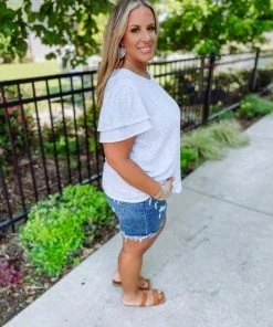 Hayden Take Me Away: Resort Edition Catalina Terry Cinch Sleeve Tee