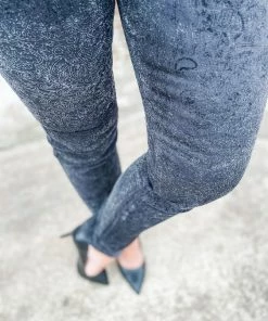 Kancan Denim Jada Black Ankle Skinny Jeans