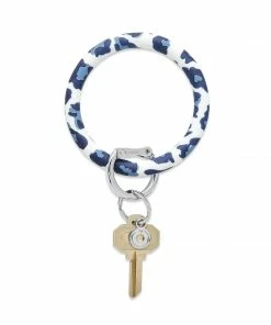 Texas Bling Gifts Navy Leopard Collection Key Ring