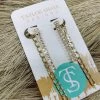 Texas Bling Millie CZ Chain Drop Earrings