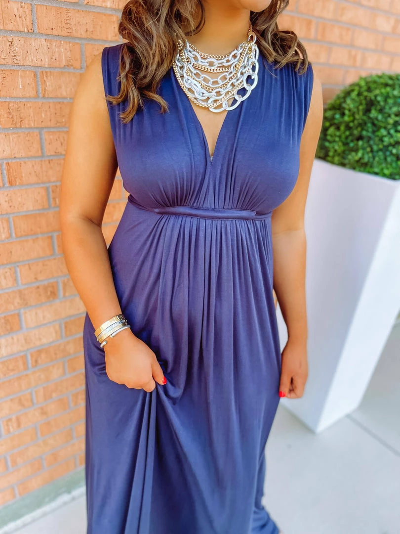 Wanna B Annie Tie Back Maxi Dress 3 Wanna B Annie Tie Back Maxi Dress