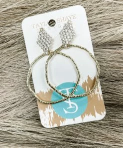 Texas Bling Callie Hoop Earrings Jewelry